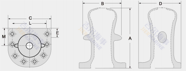Single bitt bollard model design