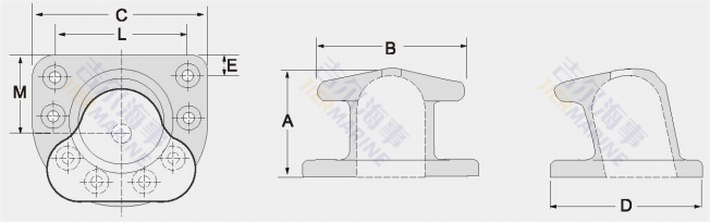 tee head bollard model design