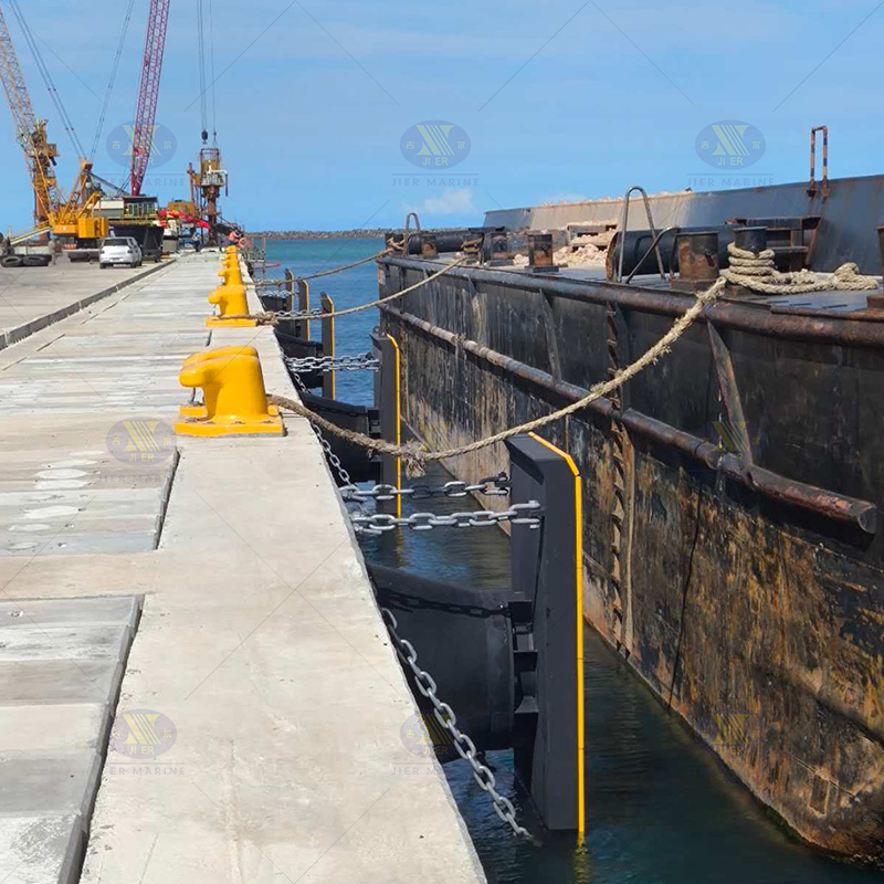 JIER Marine Successfully Completes Installation of Cone Fenders and Bollards for Brazil Project
