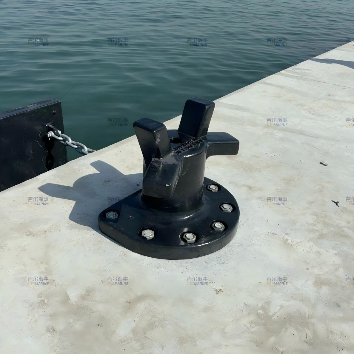 stag horn bollard installed.jpg