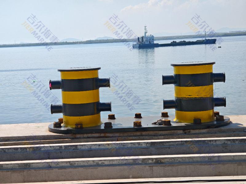 two header bollard